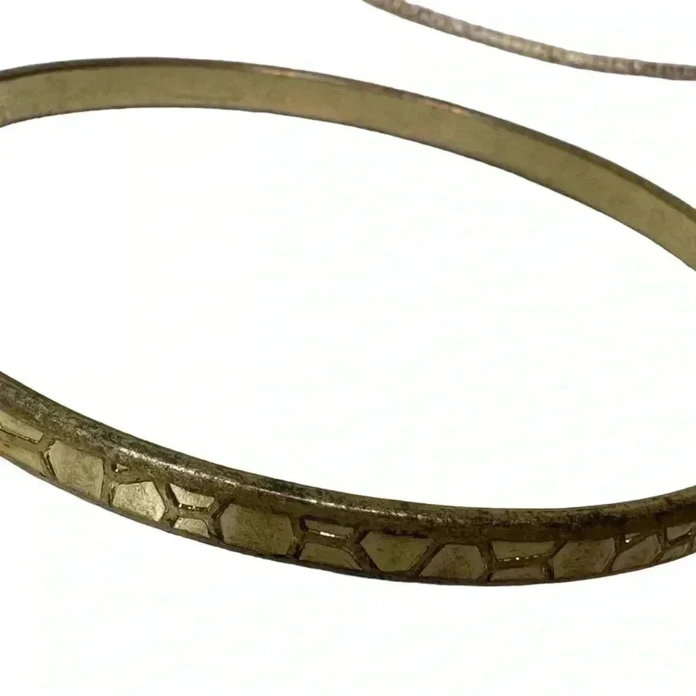 Multiple Gold Bangle Bracelets Random Assortment … - image 7